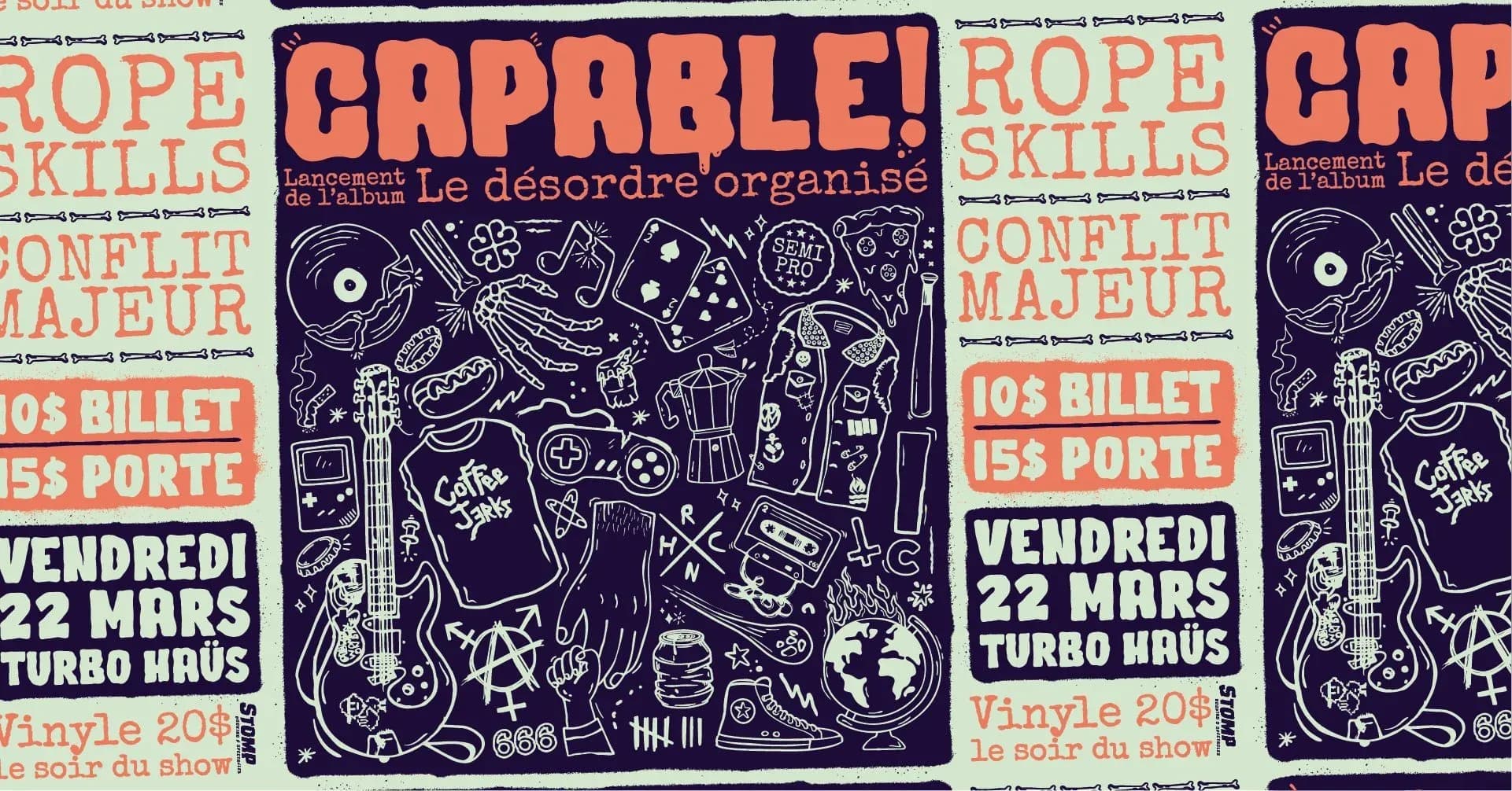 Capable! + Conflit Majeur +  Rope Skills