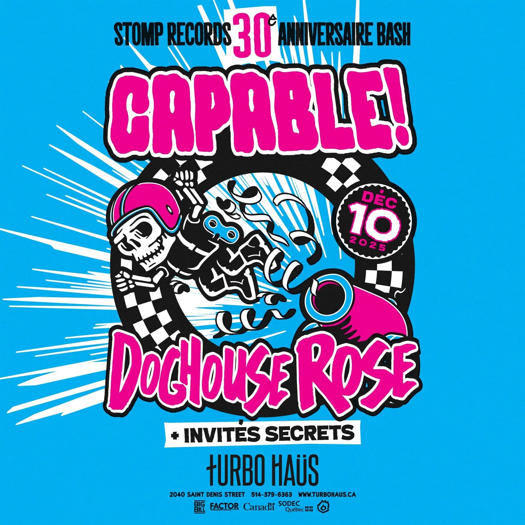 Capable! + Doghouse Rose + INVITÉS SECRETS