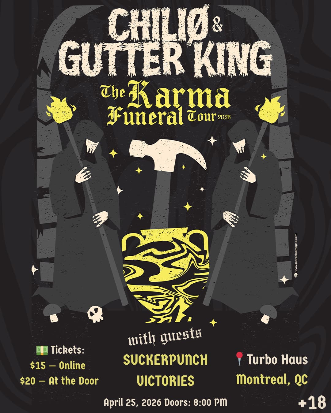 CHILIØ + GUTTER KING + SUCKERPUNCH + VICTORIES