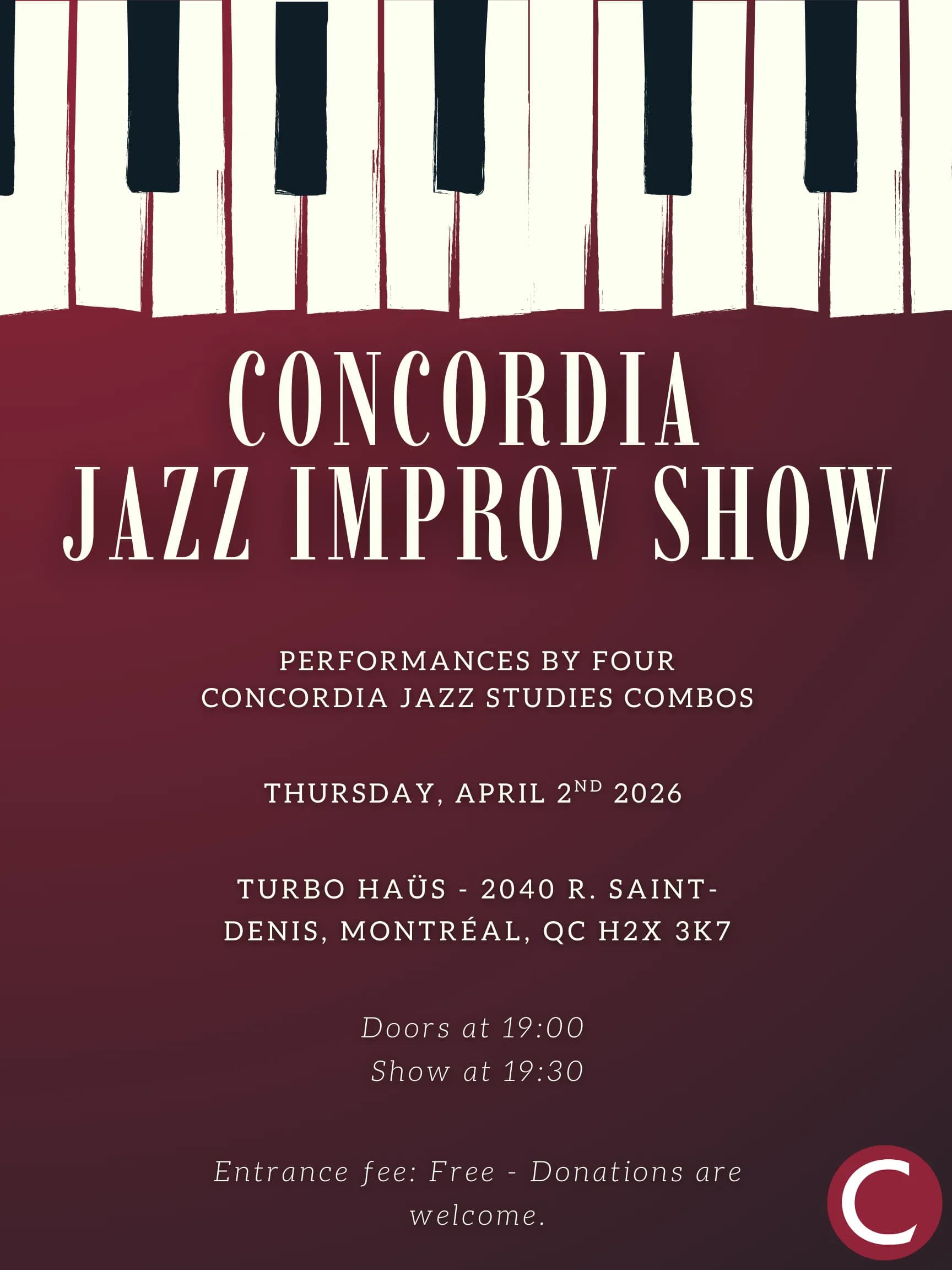 Concordia Jazz Improv Show
