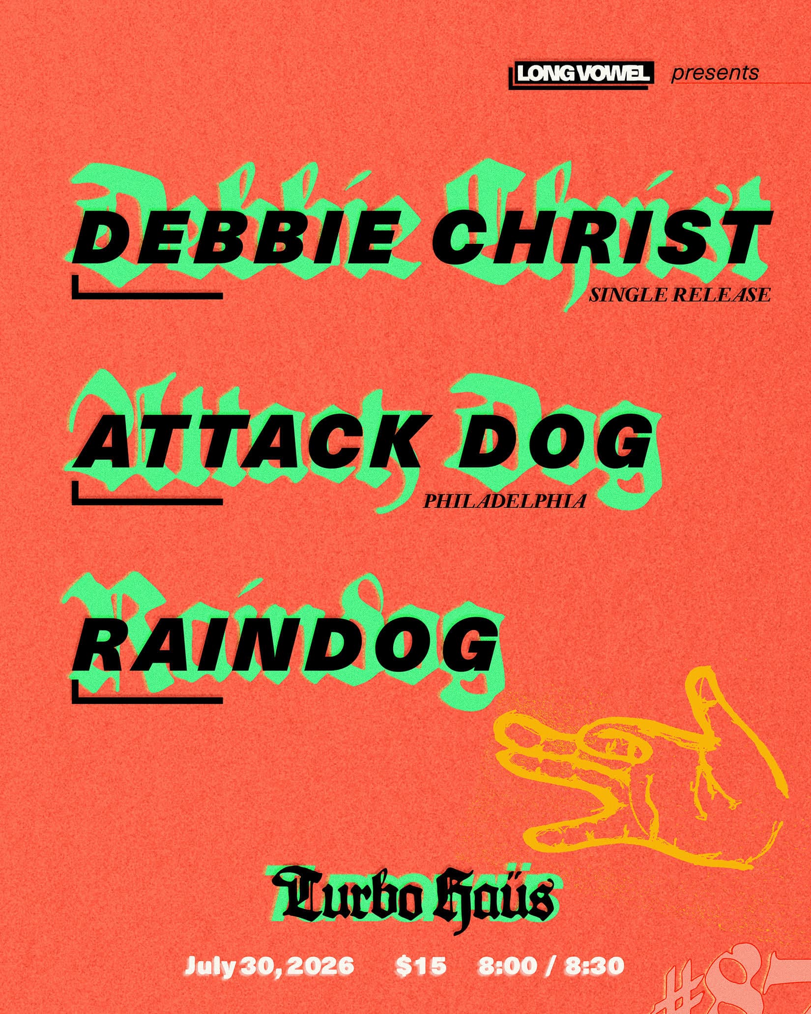 Debbie Christ + Attack Dog + Raindog