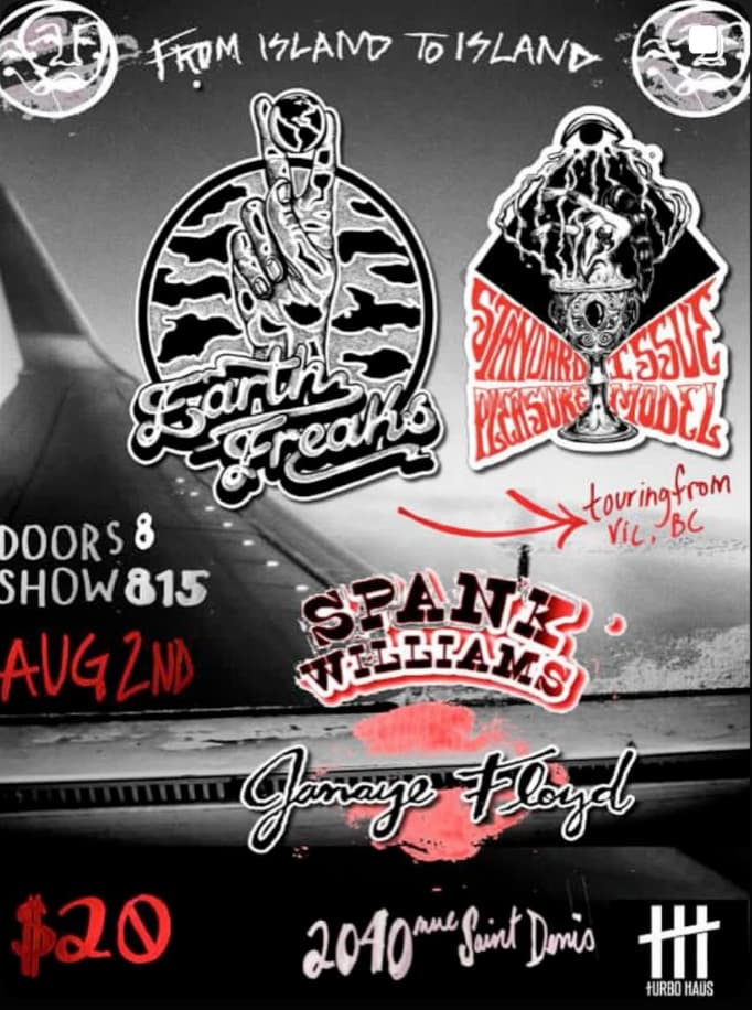 Earth Freaks + Janaye Floyd + Standard Issue Pleasure Model 