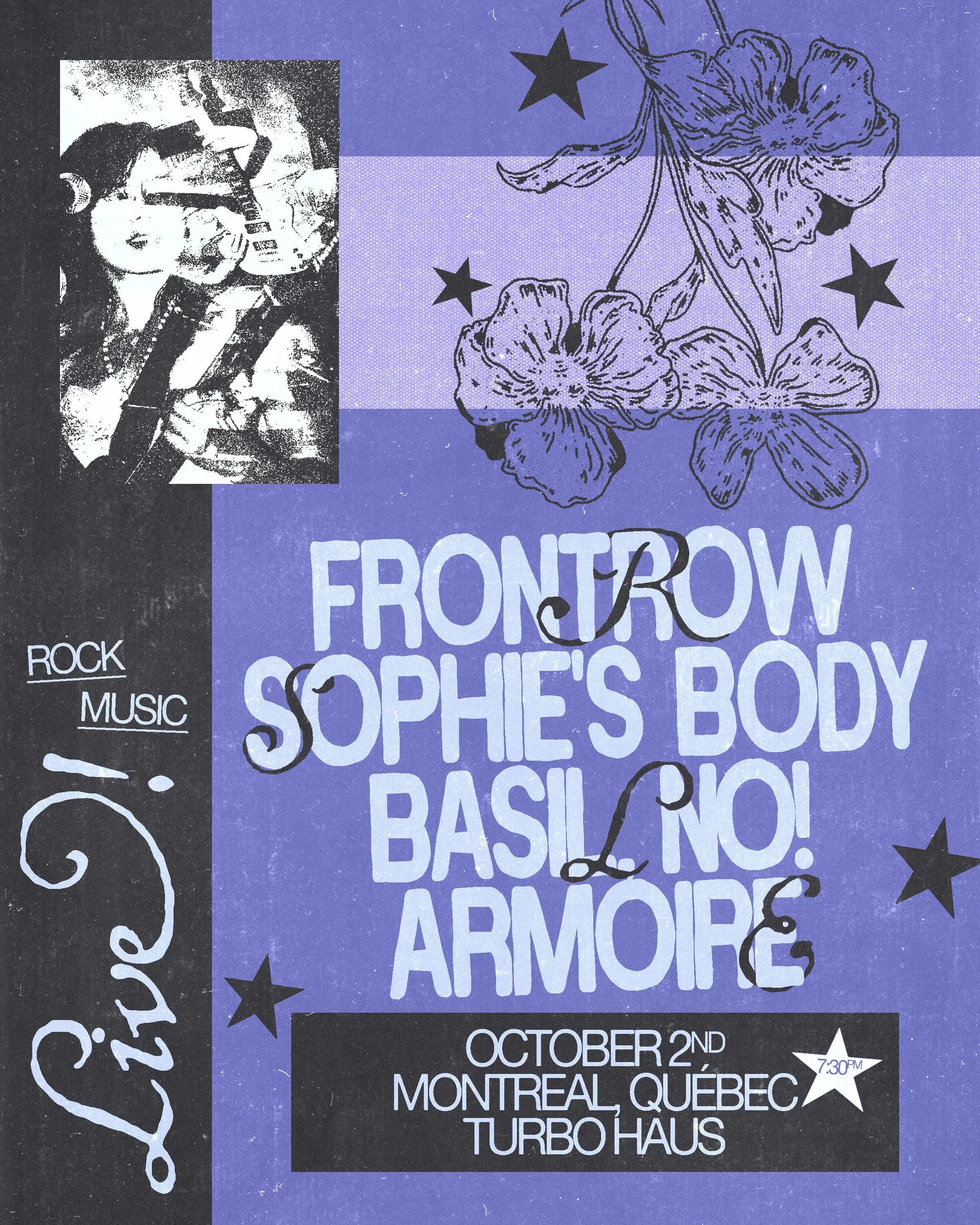 Frontrow + Sophie's Body + Basil, No! + Armoire
