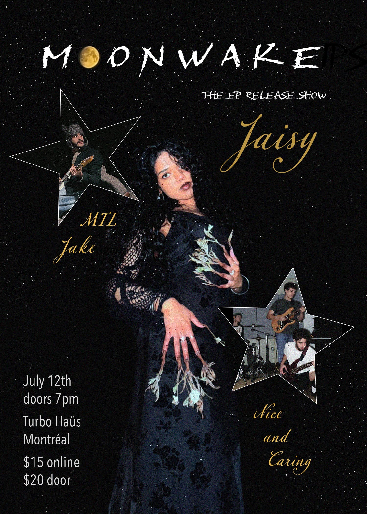 LANCEMENT EP “MOONWAKE” Jaisy + MTL Jake + Nice and Caring