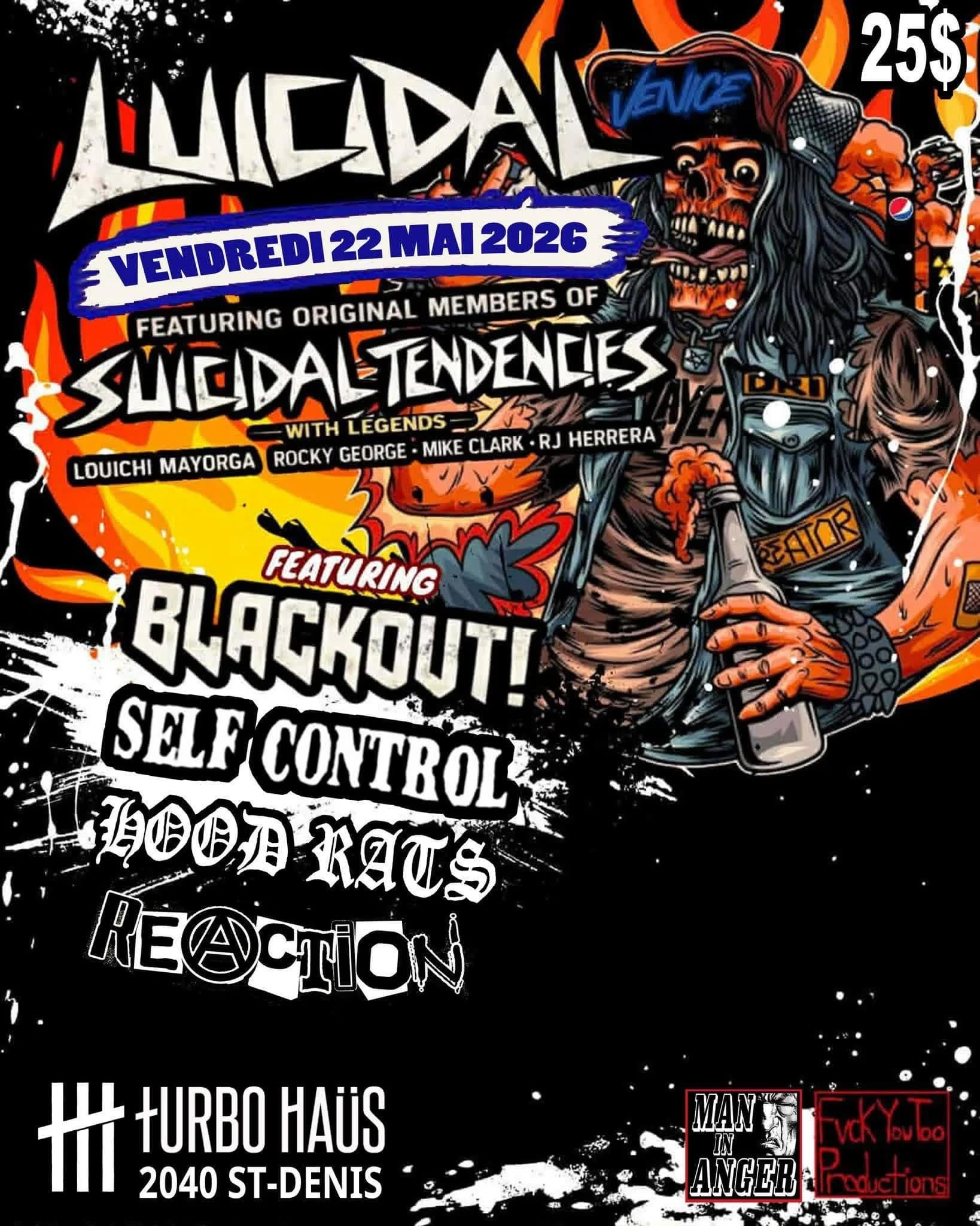LUICIDAL + Blackout + Self Control + Hood Rats + Reaction