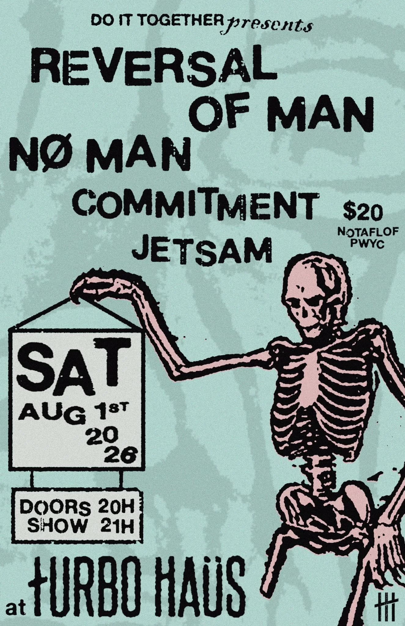 REVERSAL OF MAN + NO MAN + COMMITMENT + JETSAM