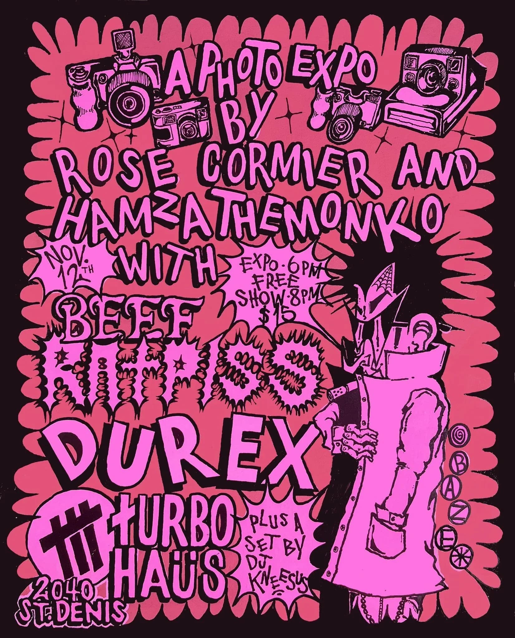 Rose &amp; Hamza Photo Expo + Ratpiss + Beef + Durex + DJ Kneesus