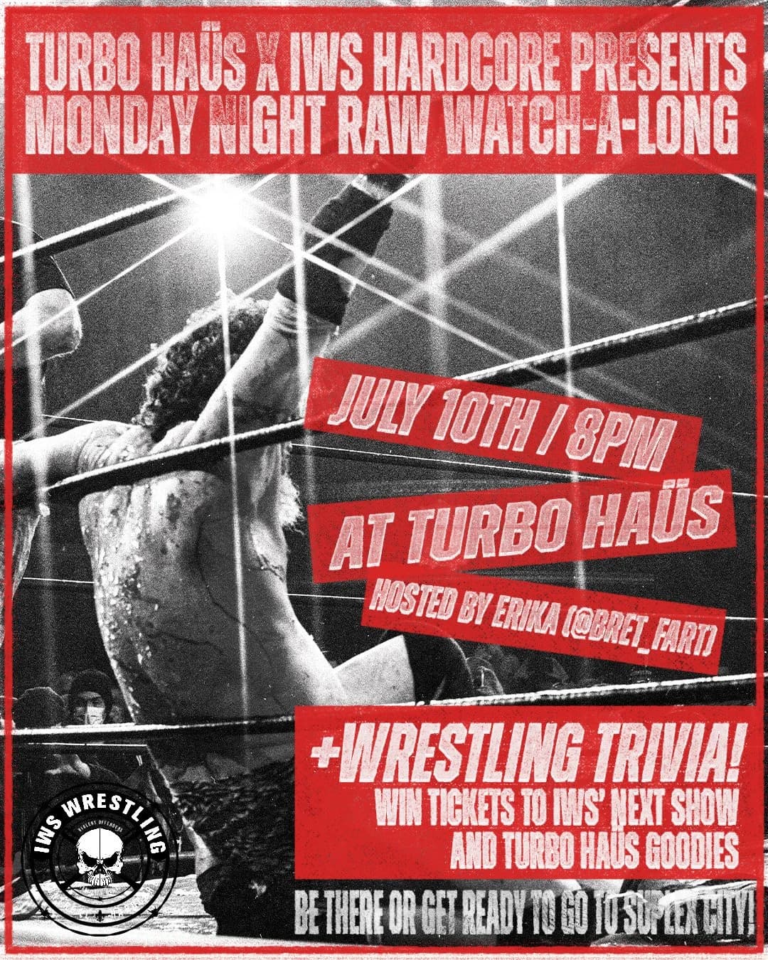 Soirée "Monday Night Raw Watch-a-Long" avec  "Wrestling Trivia"