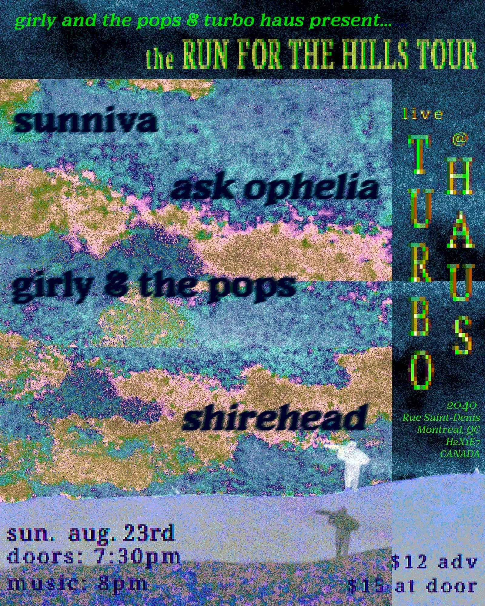 Sunniva + Ask Ophelia + Girly and the Pops + Shirehead