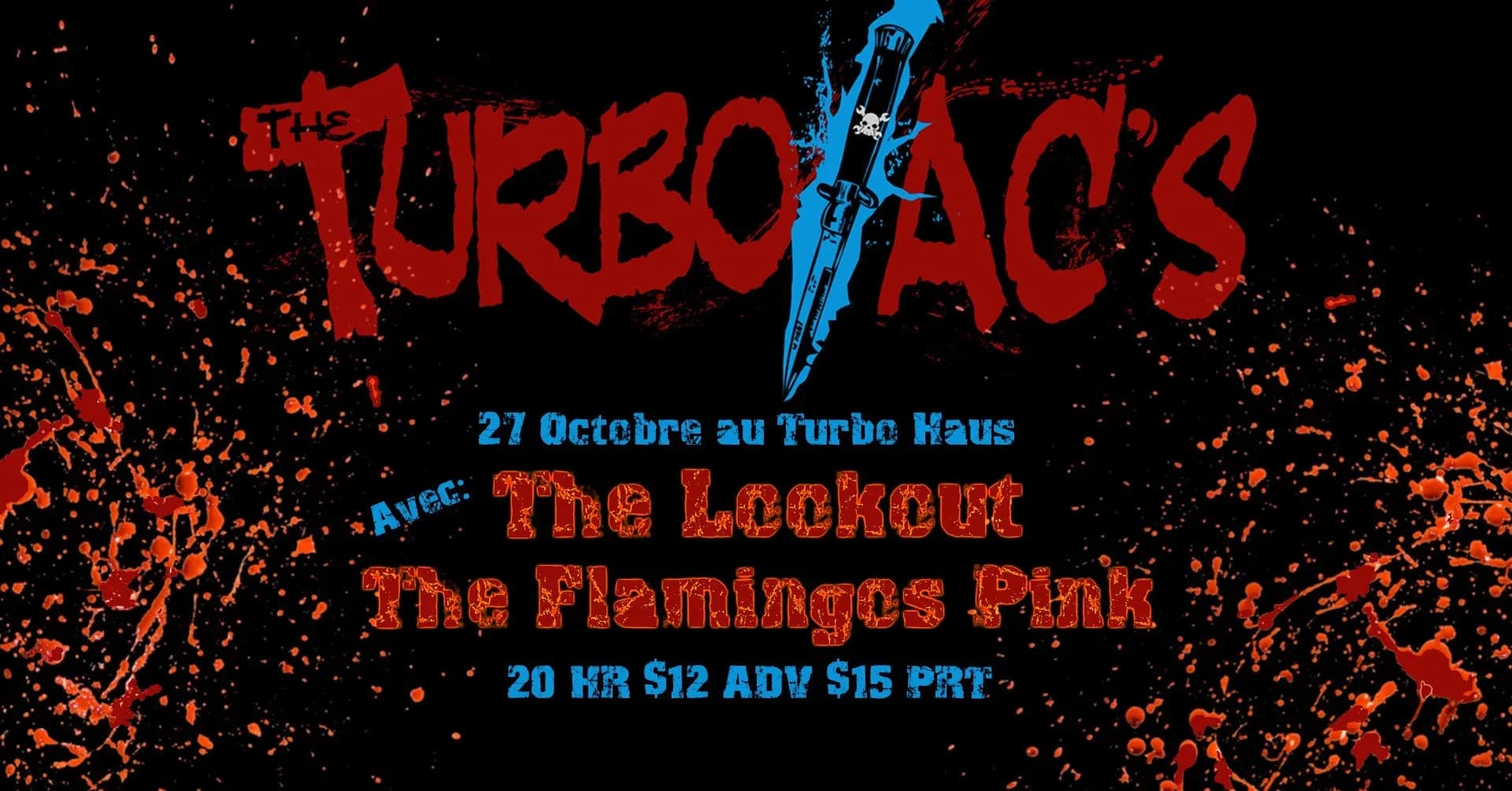 Turbo A.C's + The Lookout + The Flamingos Pink 
