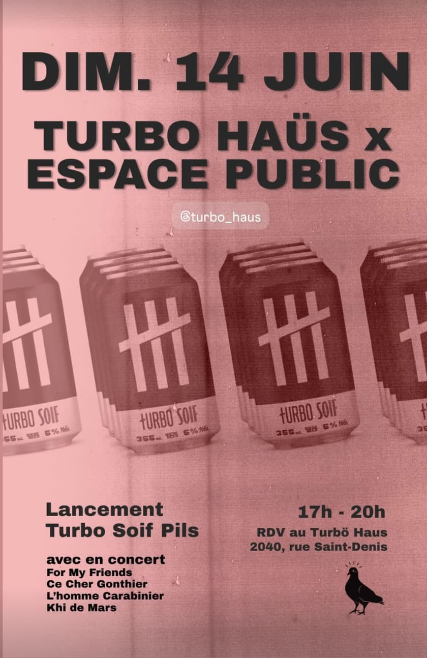 ESPACE PUBLIC x TURBO HAUS (5 à 8)