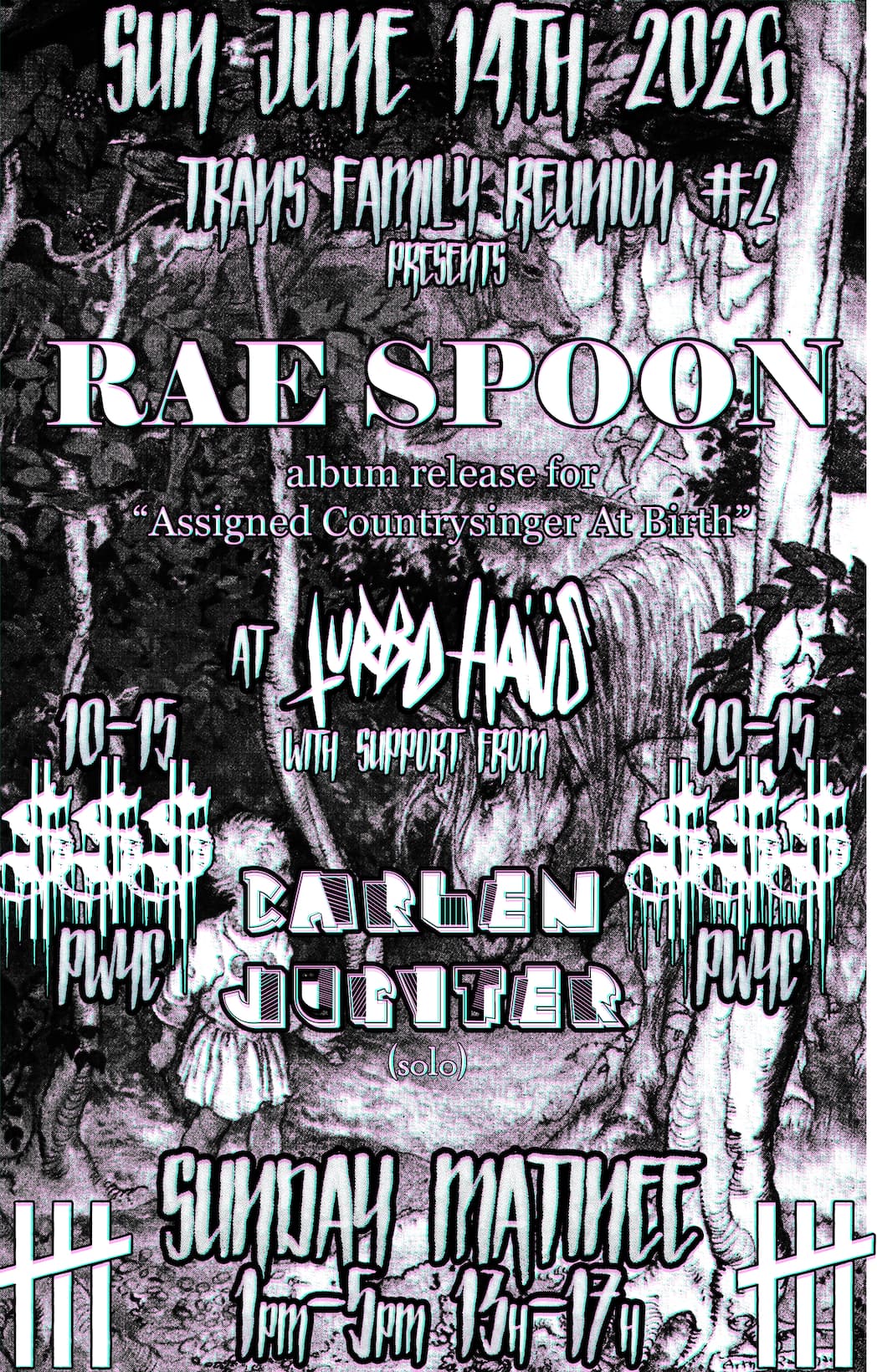 MATINÉE - Trans Family Reunion : Rae Spoon (album release) + Carlen Jupiter Storm